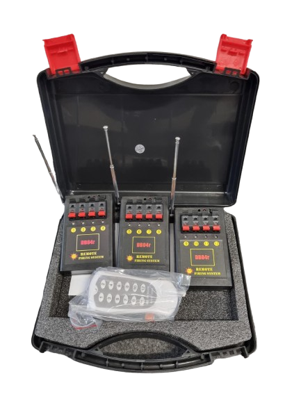 12 channels remote control small firing system transmitter + 3 receivers = 1set